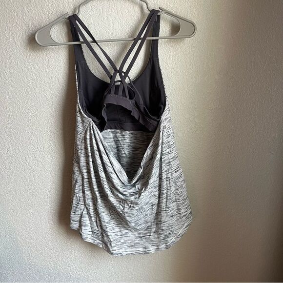 Lululemon Free to Be Serene Tank Purple Marled Gray - Picture 9 of 10